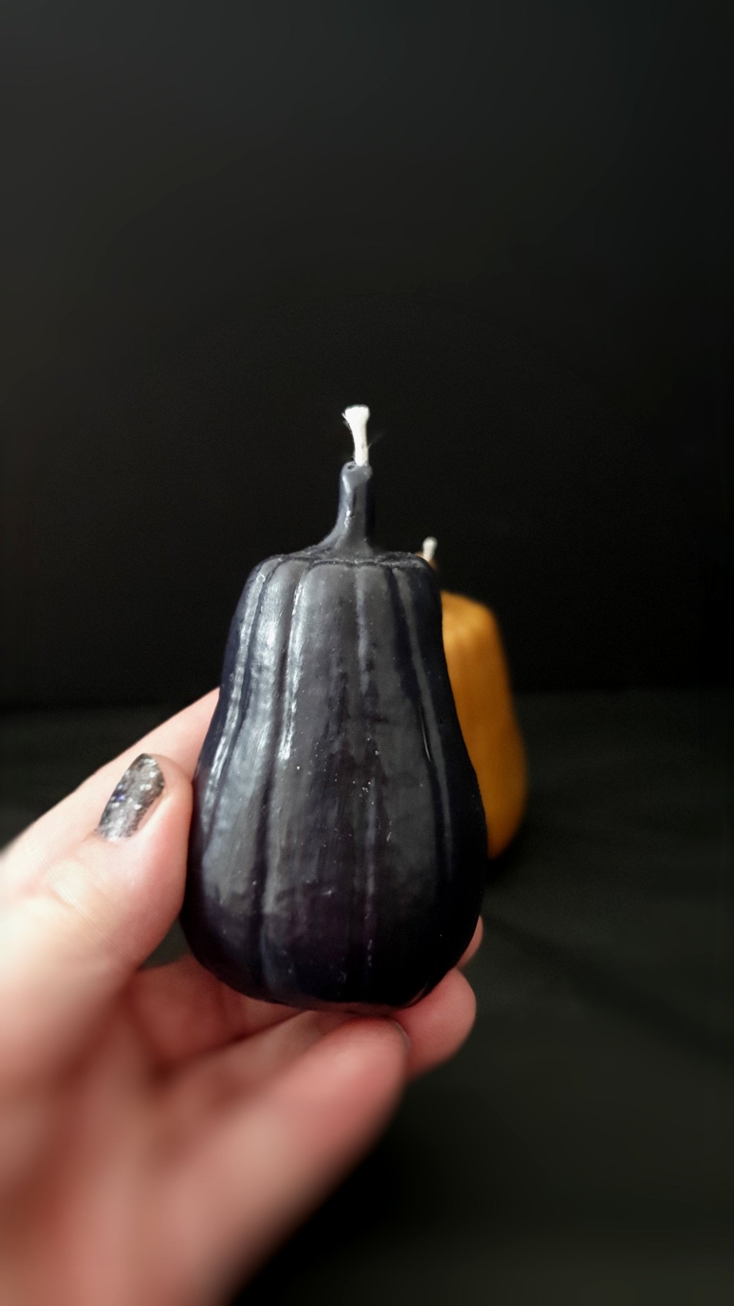 Grande Bougie Citrouille Enchantée