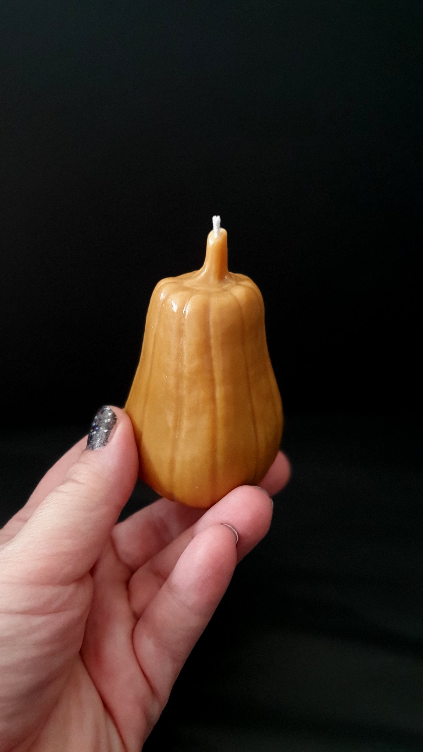 Grande Bougie Citrouille Enchantée