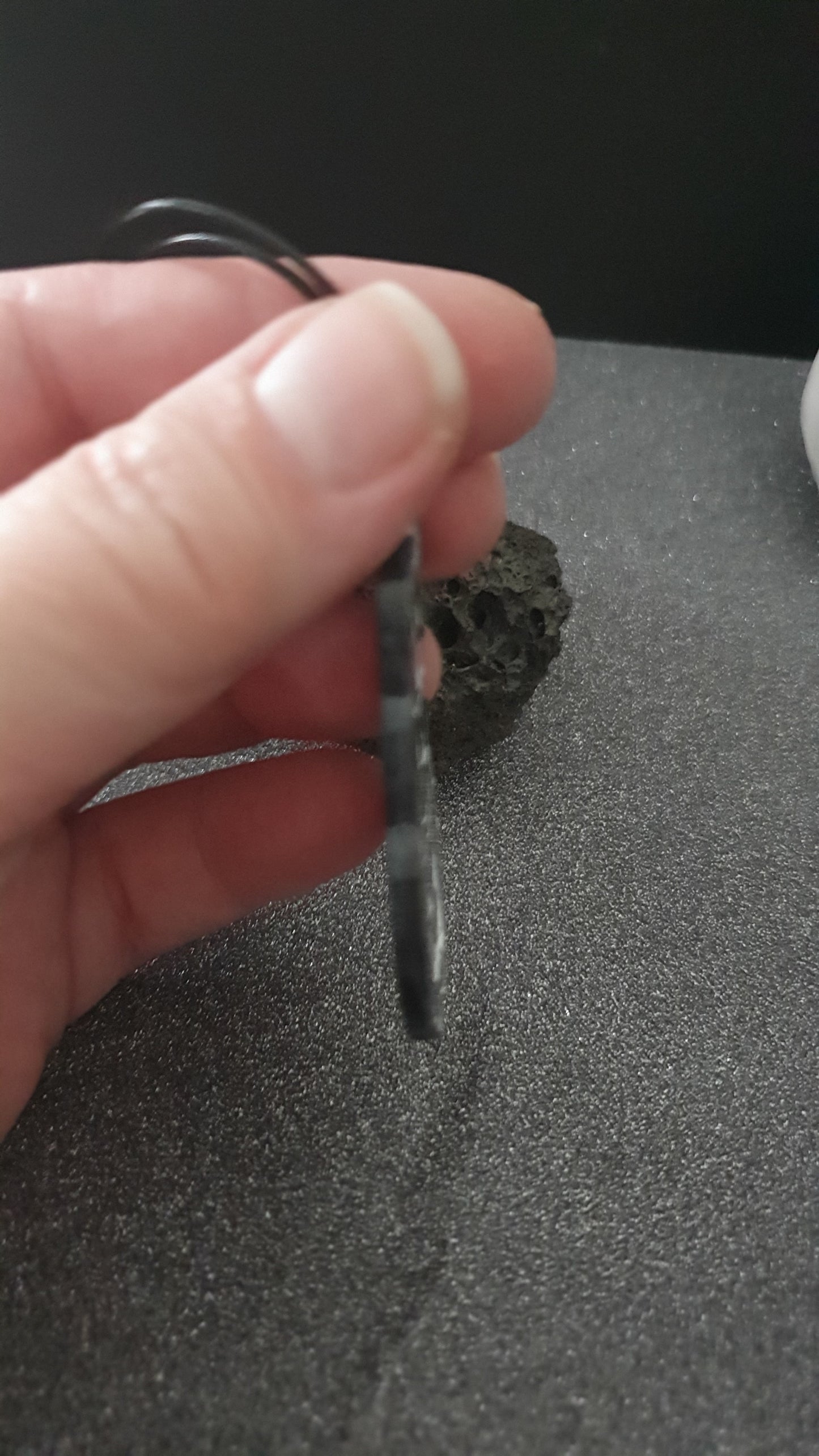 Pendentif Citrouille d'Halloween noir