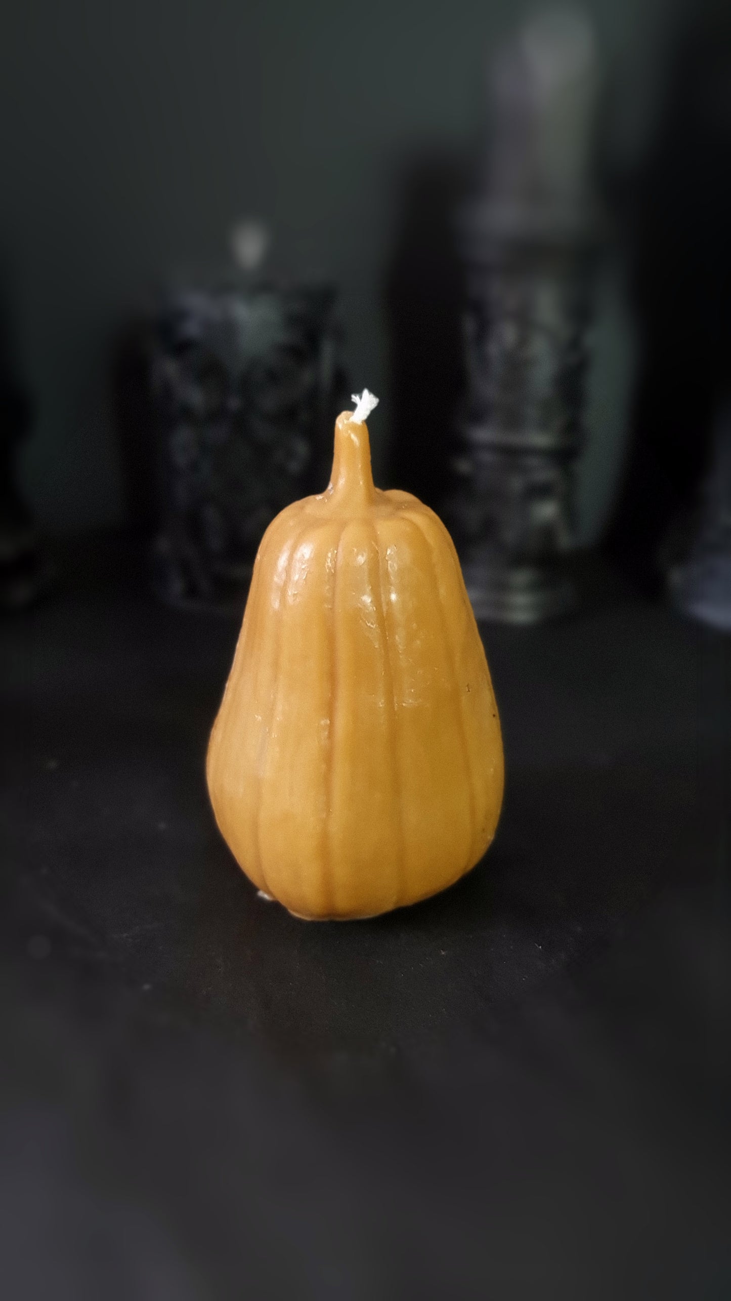 Grande Bougie Citrouille Enchantée