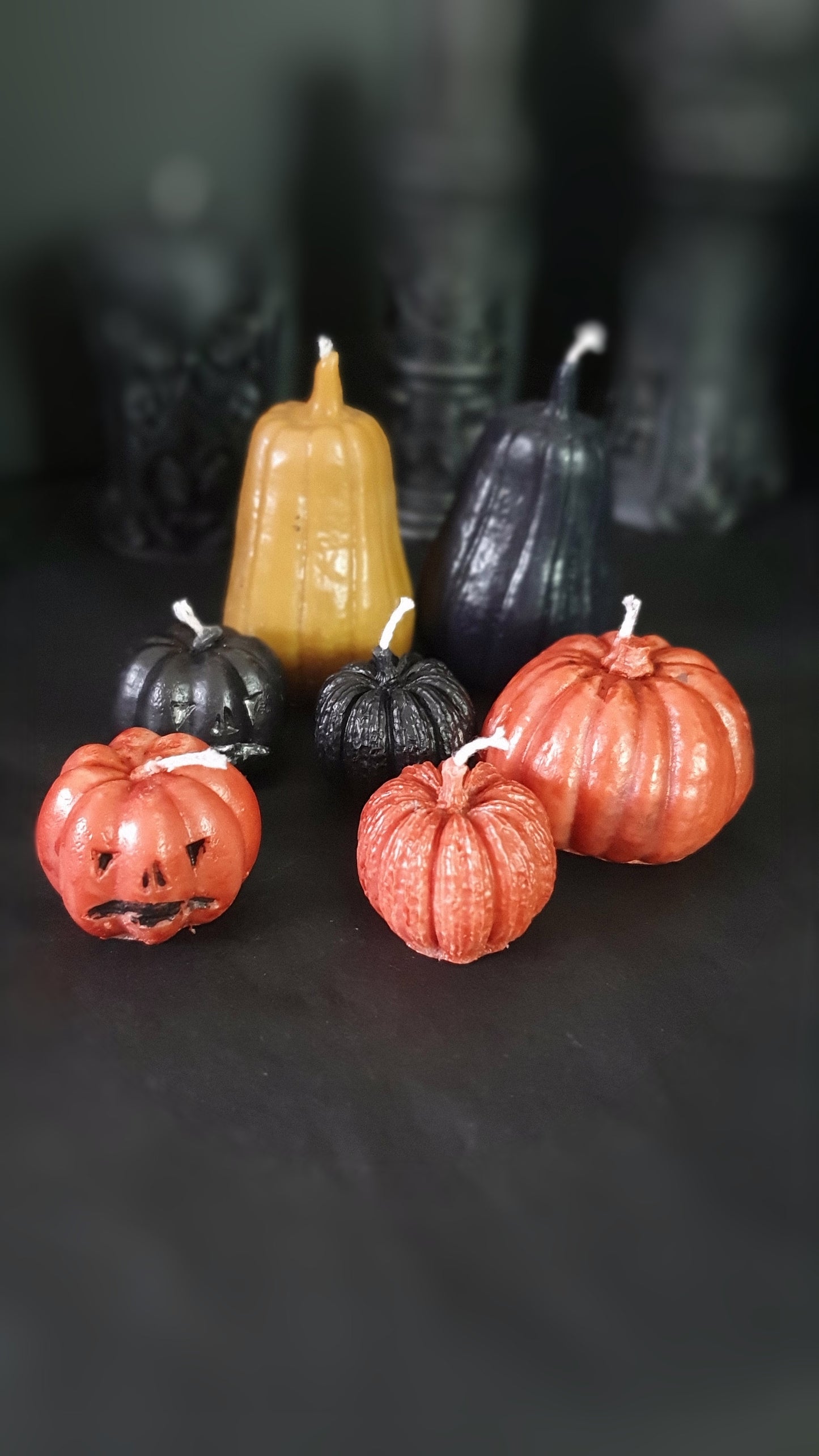 2x Bougies Totem Pumpkins