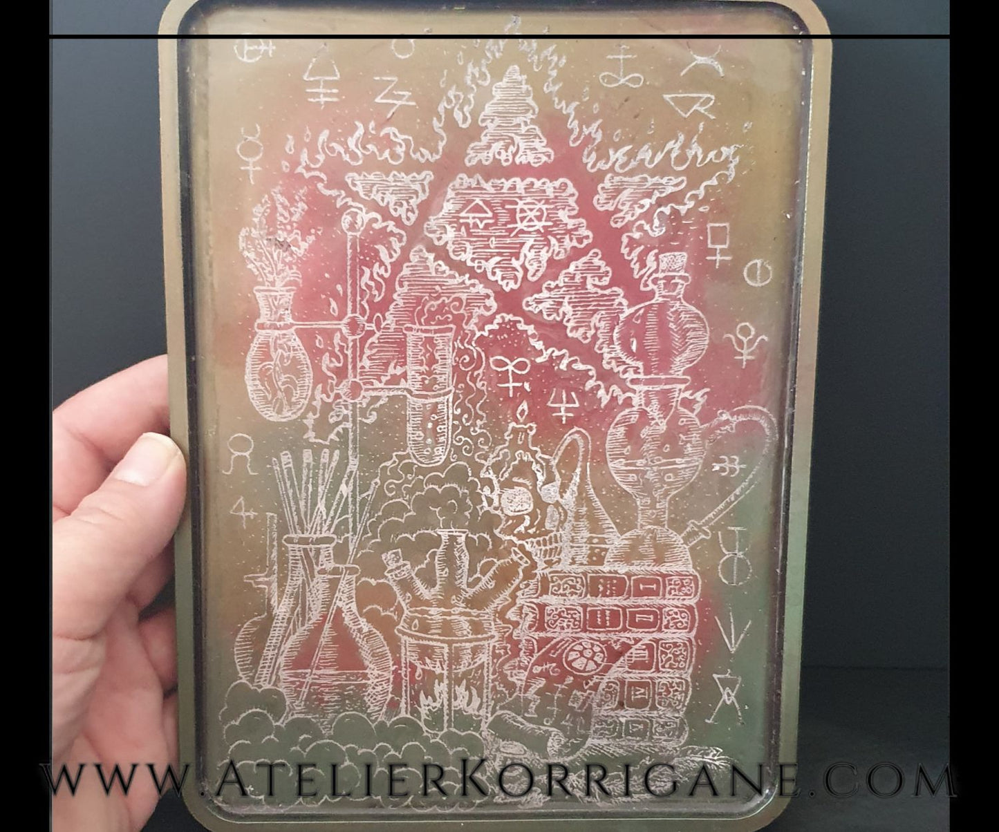 Plateau d'Autel Offrandes Witchcraft