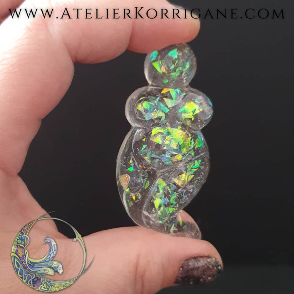 Talisman Déesse-Mère Primaire - Paillettes Holographiques Version 2