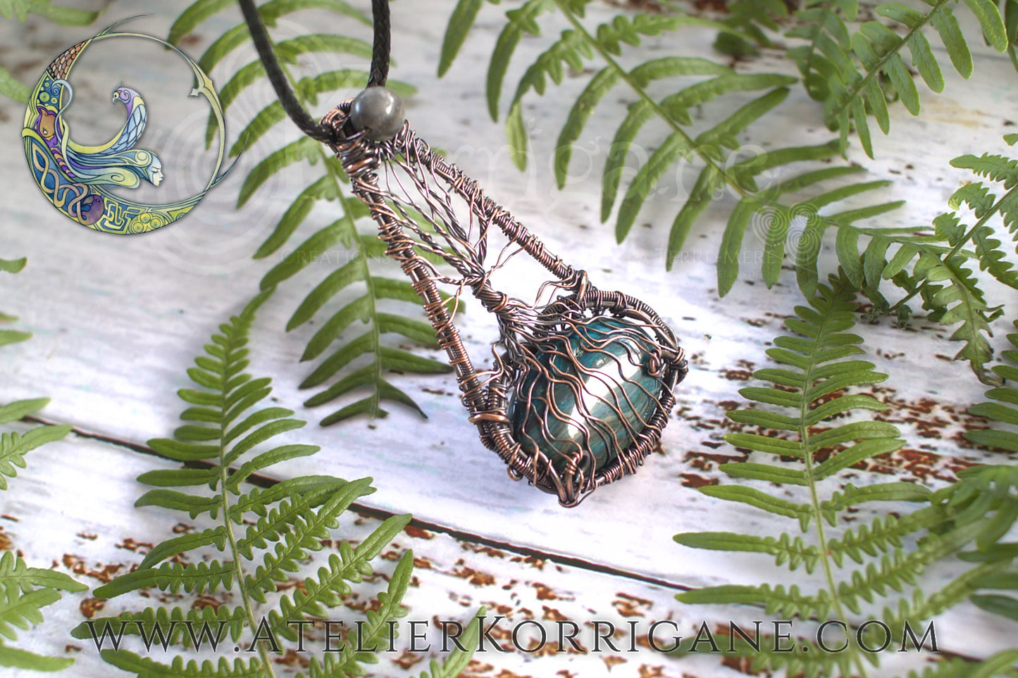 Pendentif Arbre de Vie en Agate - korrigane
