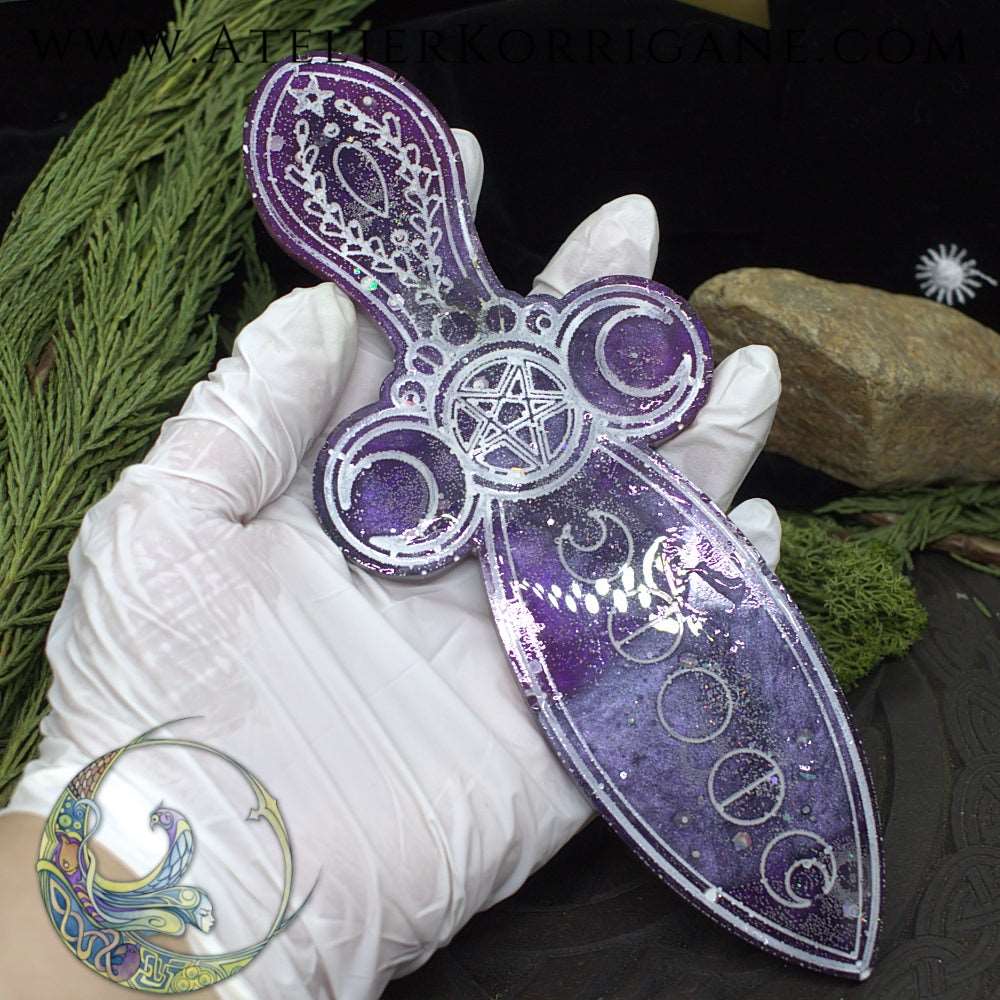 Athamé Dague de sorcière avec pentagramme Version 2 Korrigane