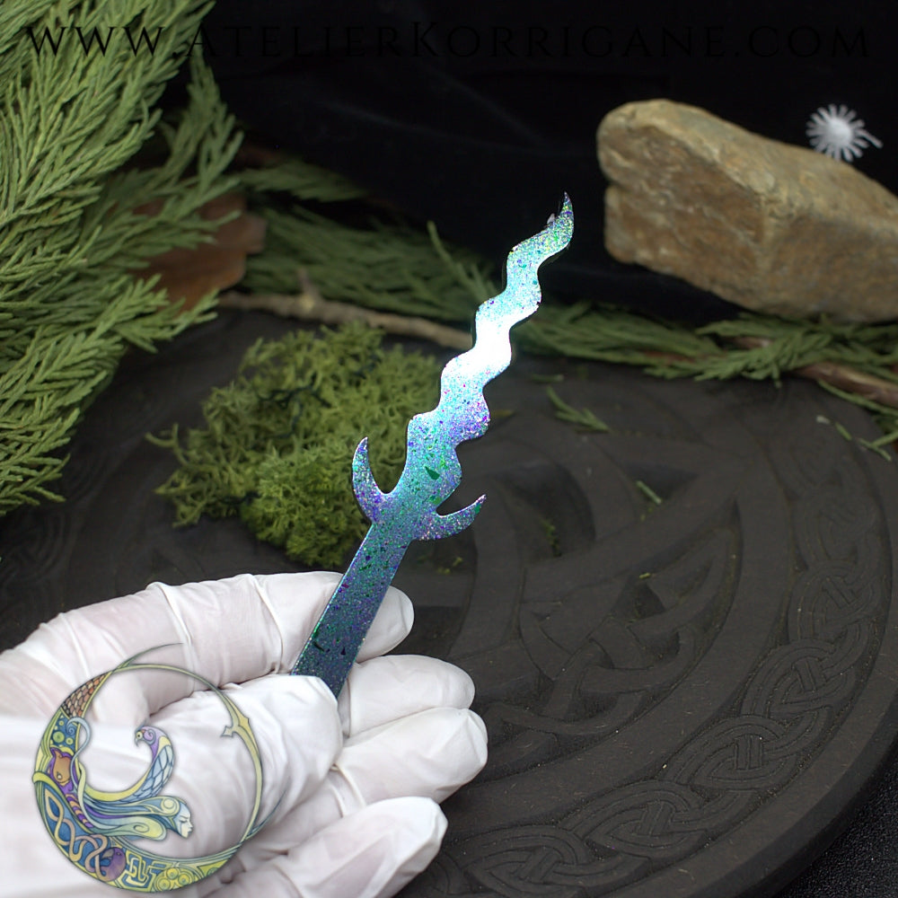 Athamé de Sorcière Vibratoire de voyage Version 1 Korrigane