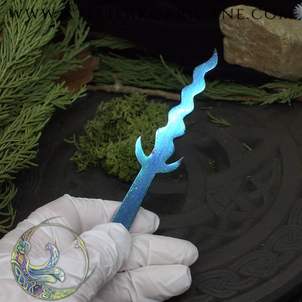 Athamé de Sorcière Vibratoire de voyage Version 1 Korrigane