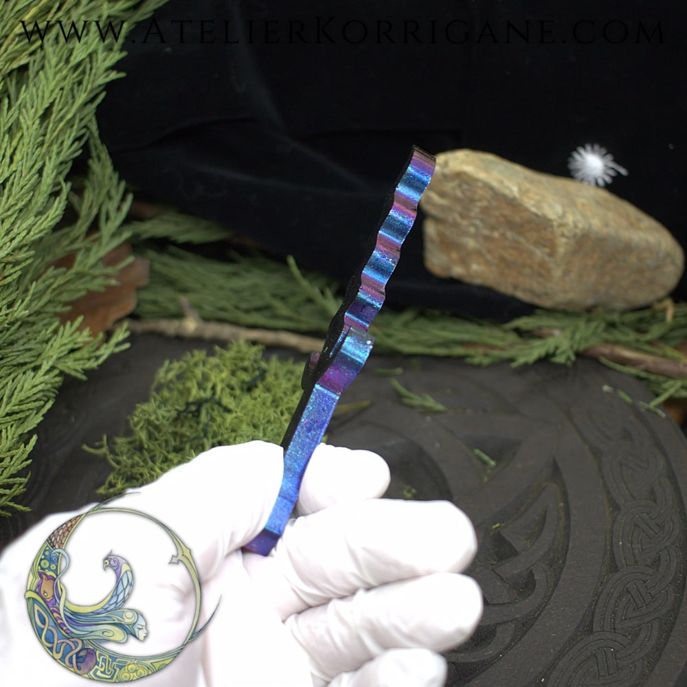 Athamé de Sorcière Vibratoire de voyage Version 1 Korrigane