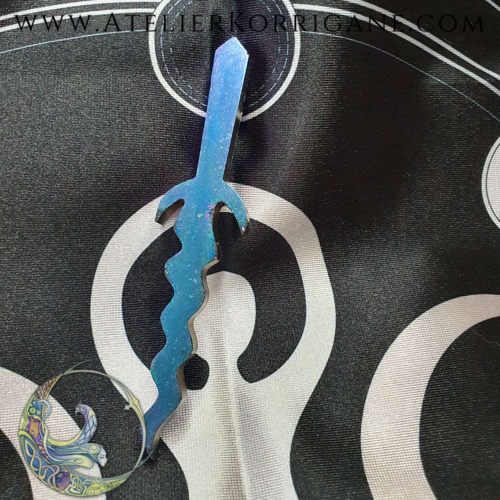 Athamé de Sorcière Vibratoire de voyage Version 1 Korrigane
