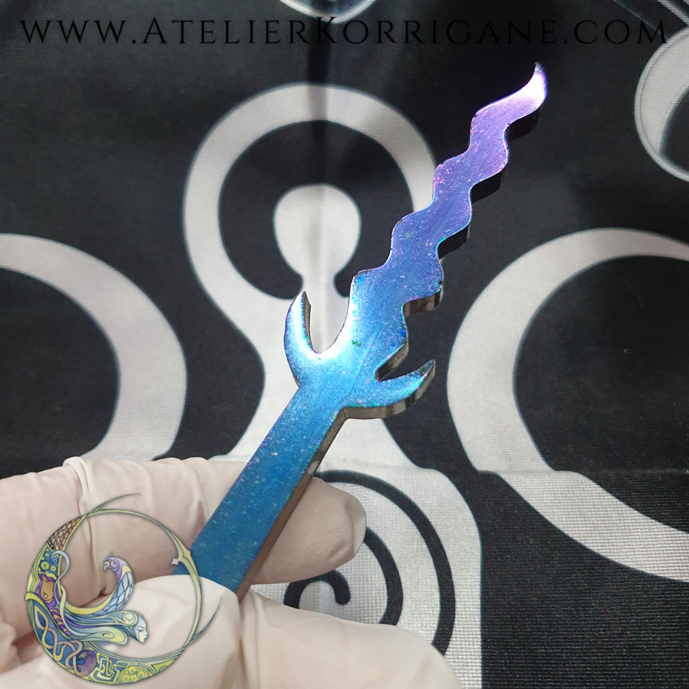 Athamé de Sorcière Vibratoire de voyage Version 1 Korrigane