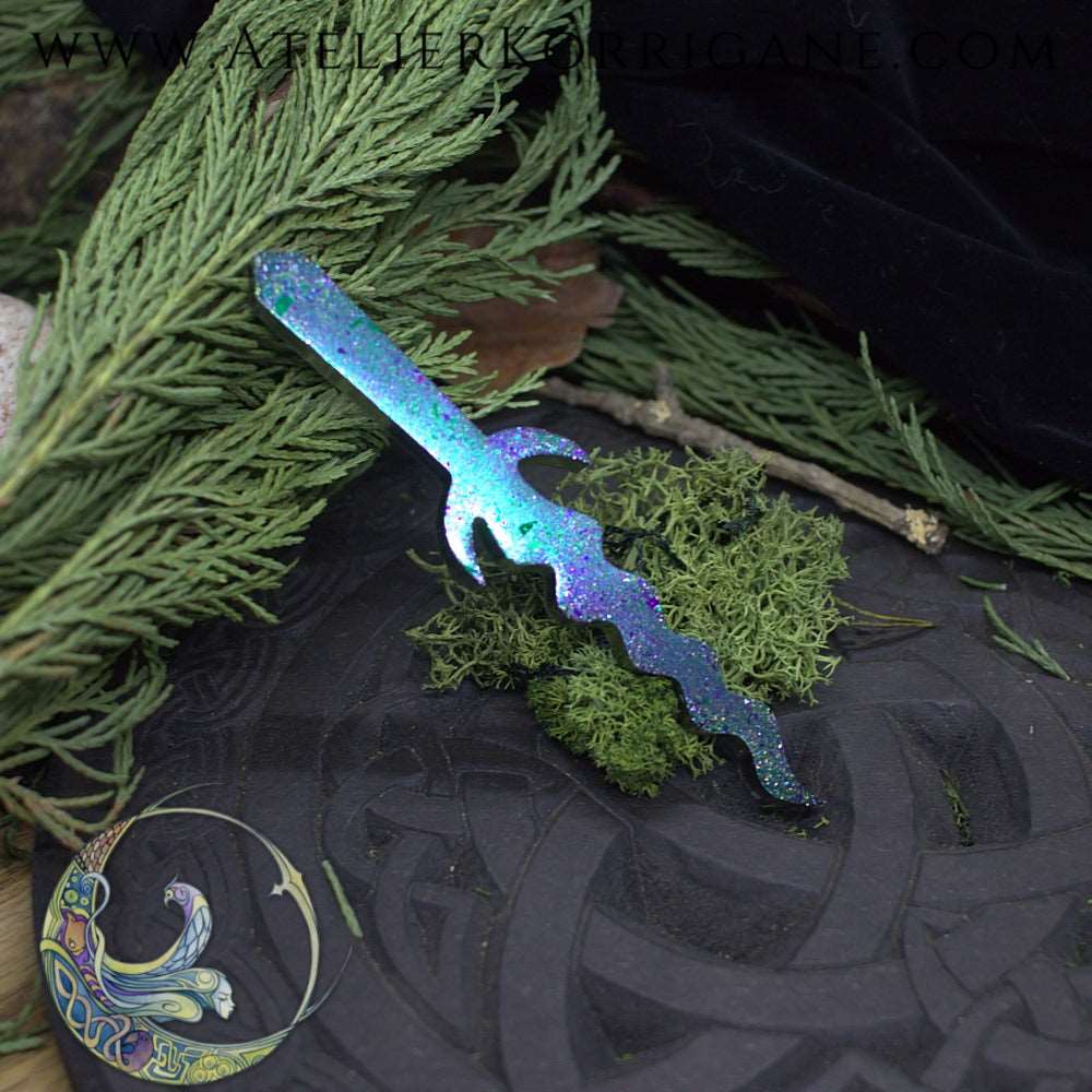 Athamé de Sorcière Vibratoire de voyage Version 2 Korrigane