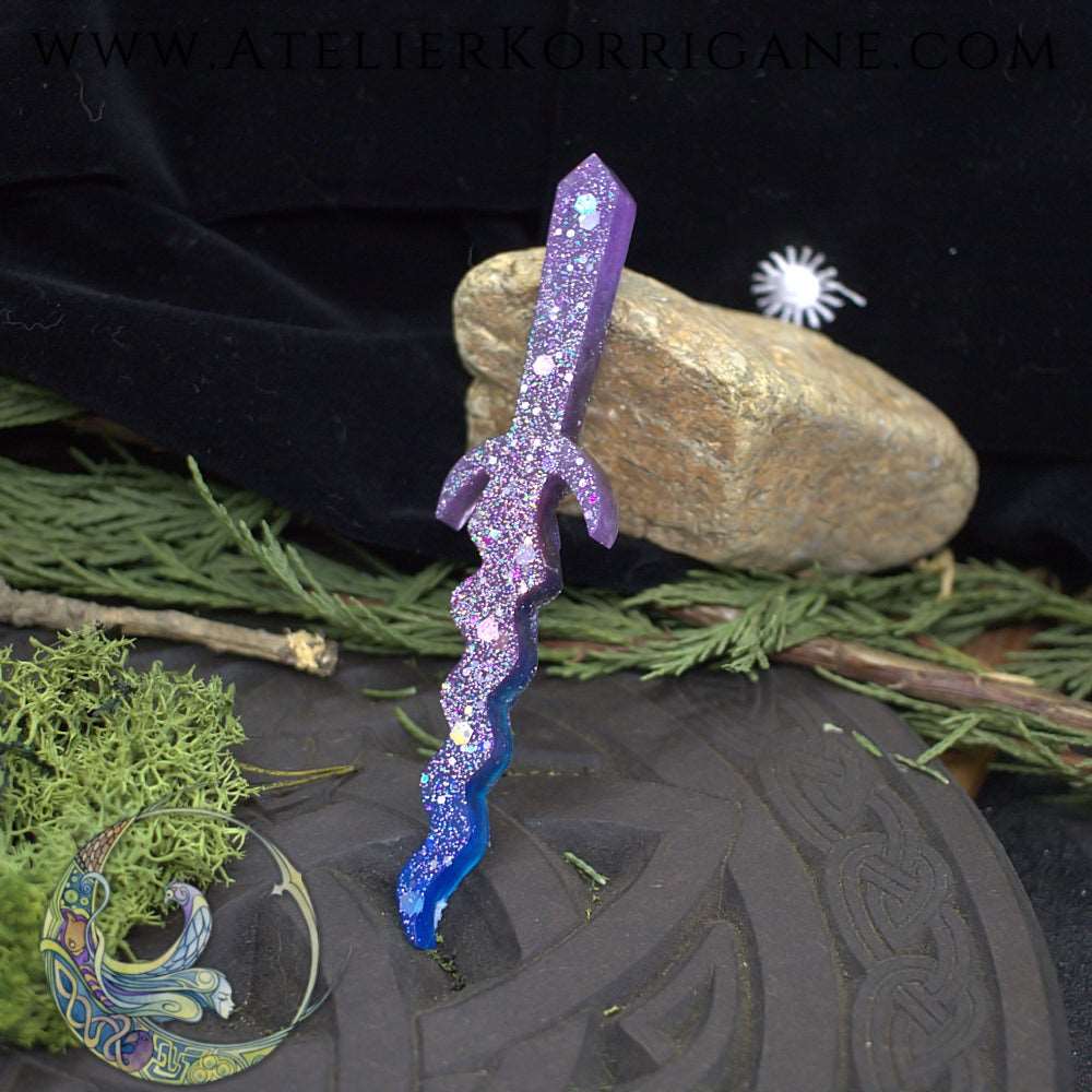 Athamé de Sorcière Vibratoire de voyage Version 3 Korrigane