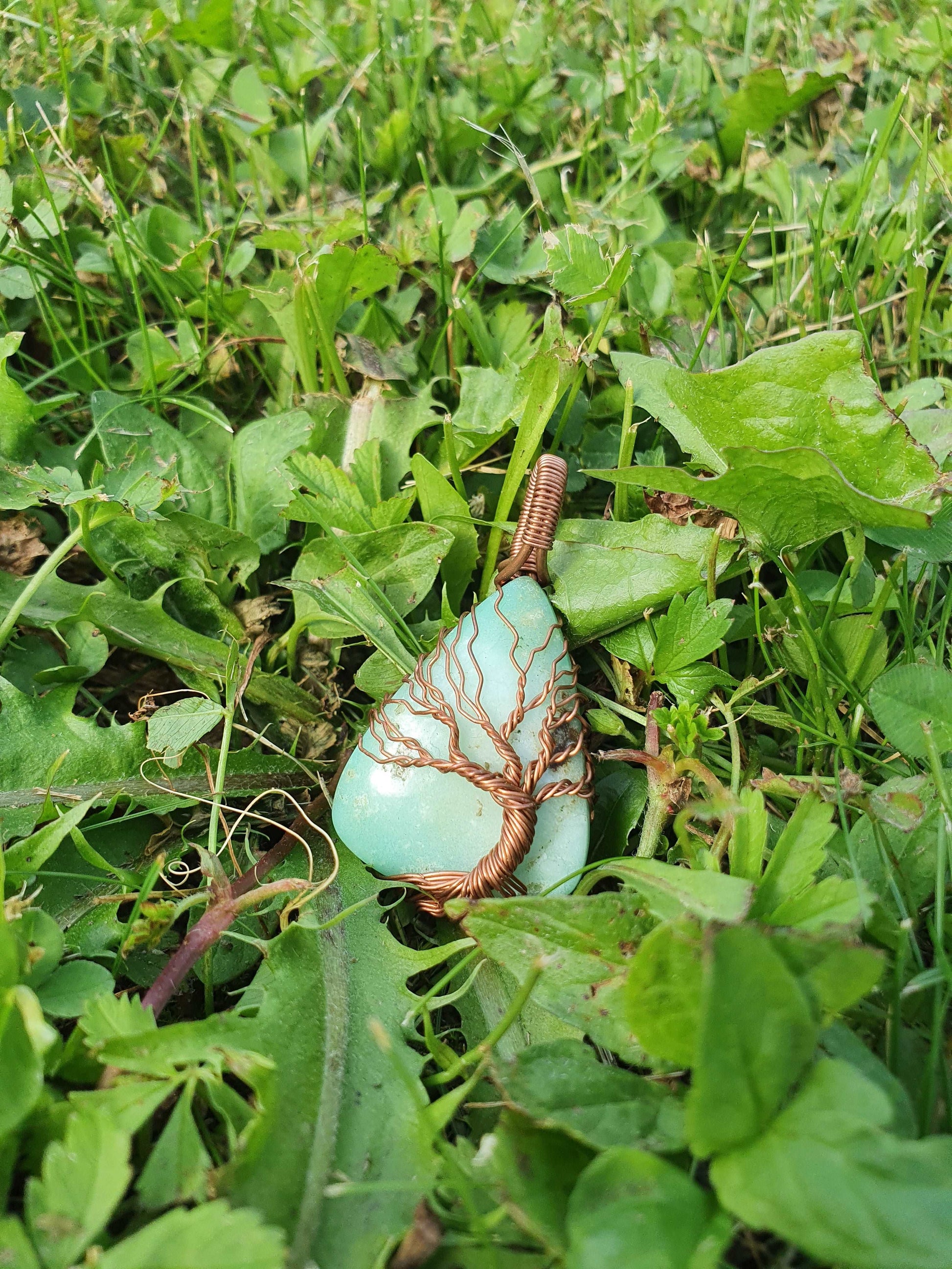 Collier Arbre de Vie en Chrysopase Korrigane