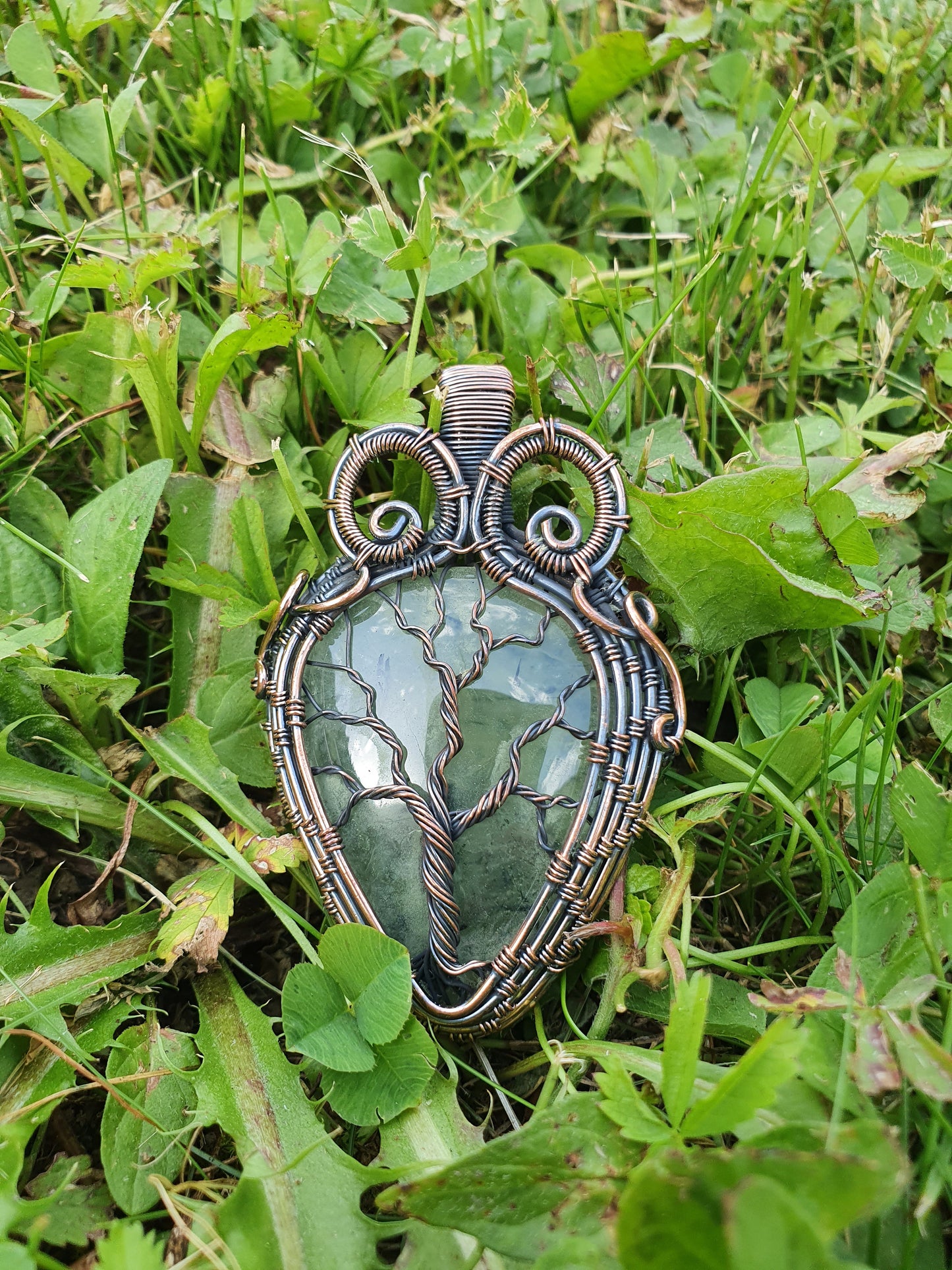 Collier Arbre de Vie en Préhnite Korrigane