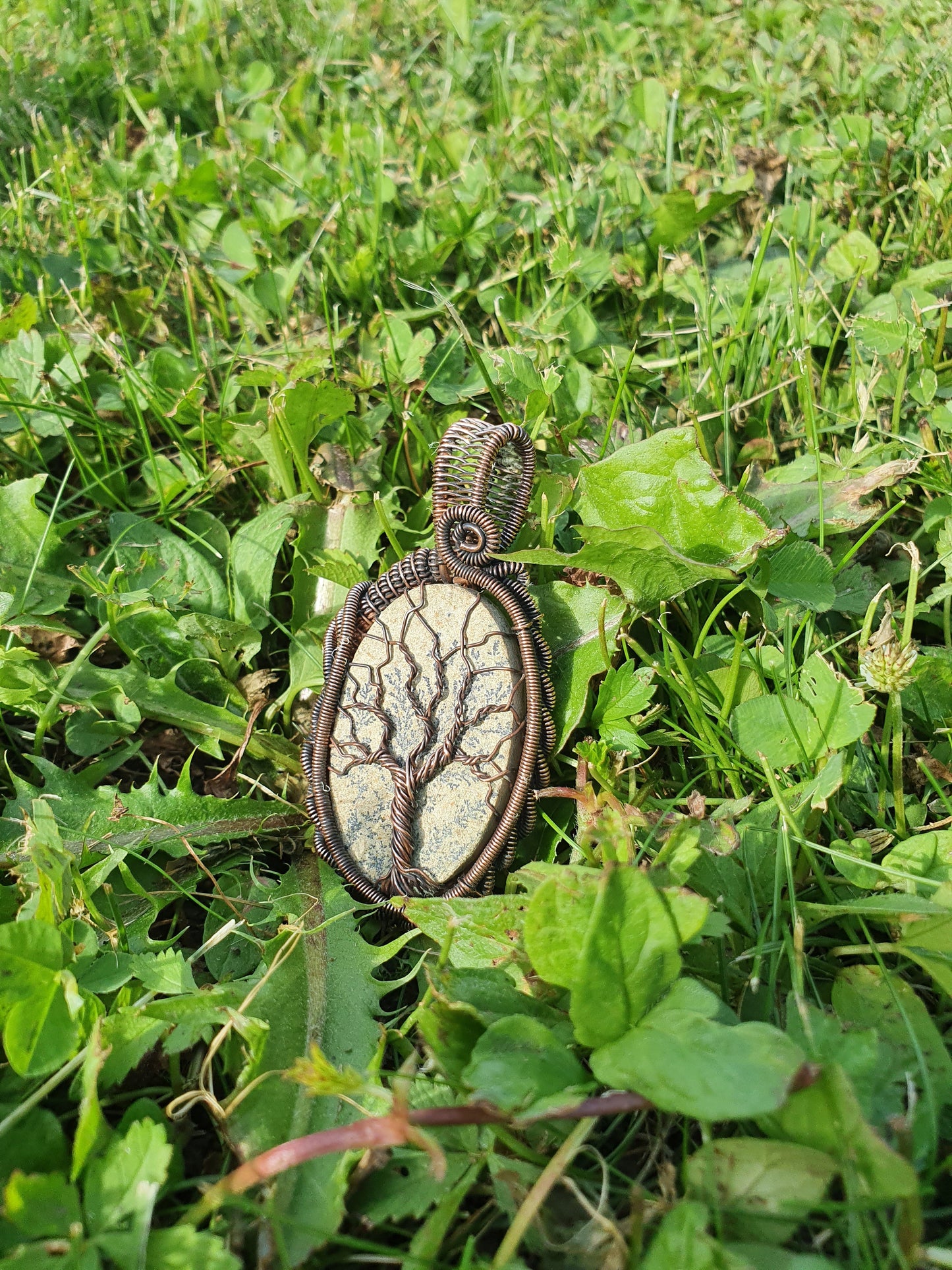 Collier Arbre de Vie en Psilomélane Korrigane