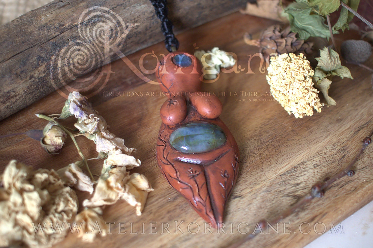 Collier Déesse-Mère - Labradorite Korrigane