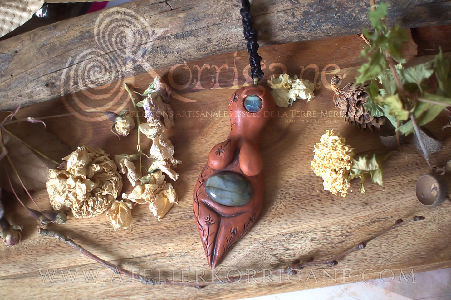 Collier Déesse-Mère - Labradorite Korrigane