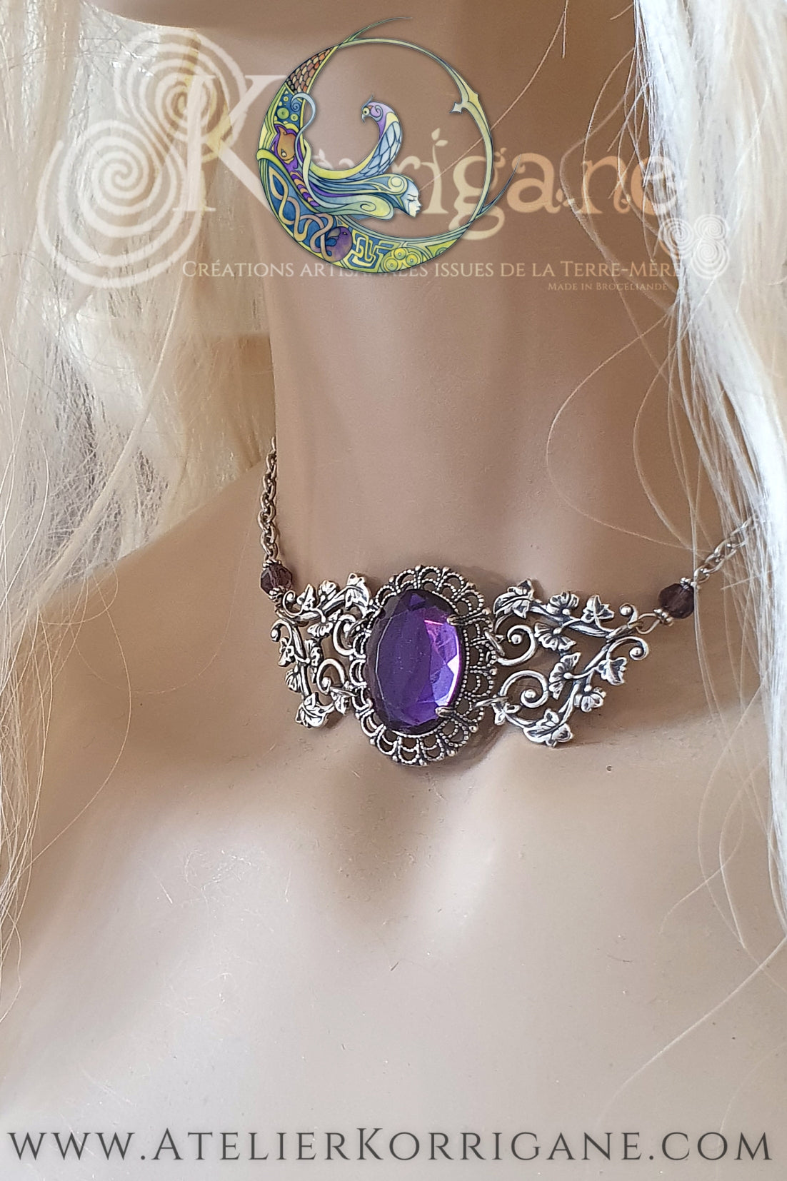 Collier Elfique "Évanescence" Korrigane