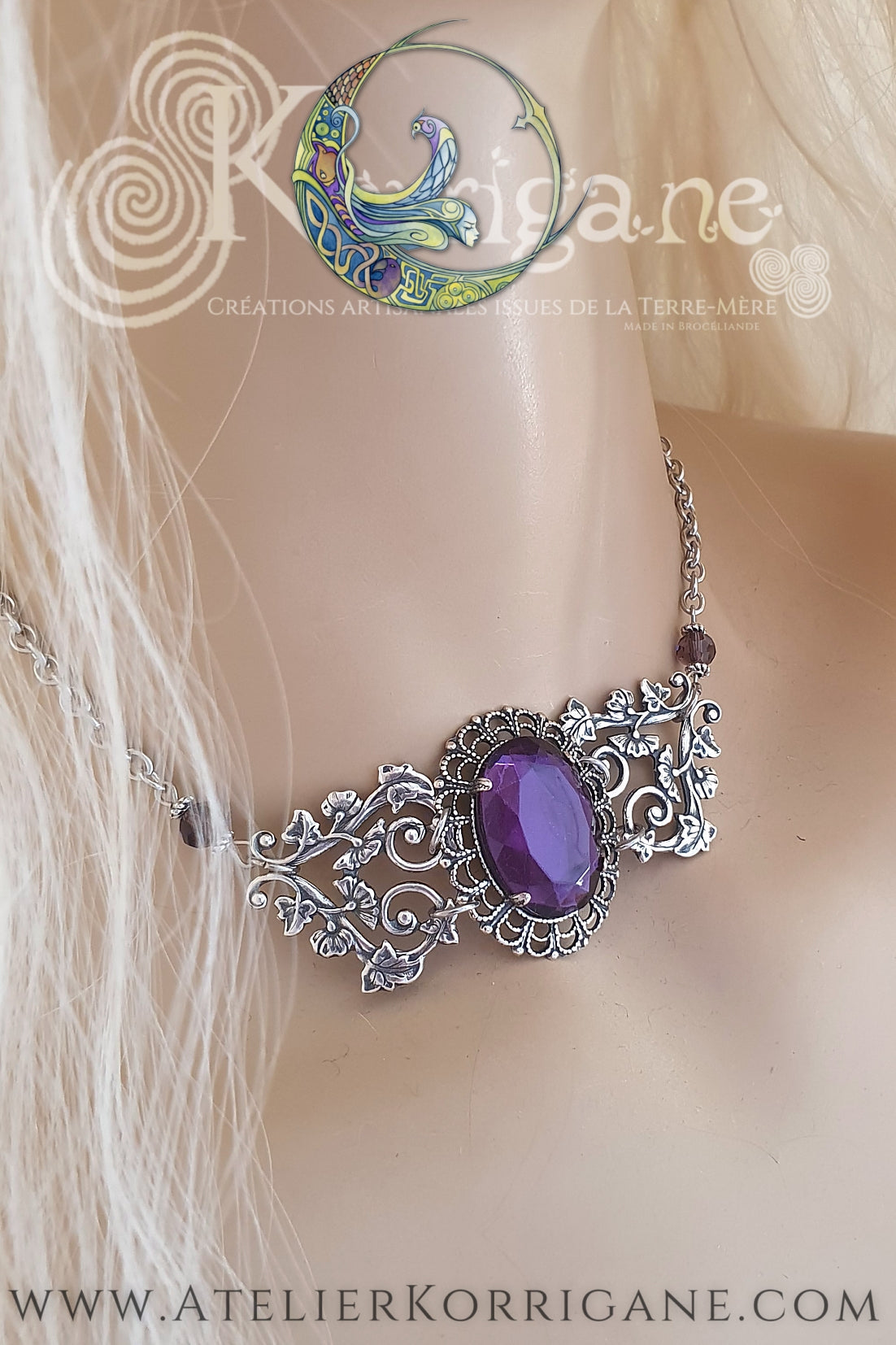 Collier Elfique "Évanescence" Korrigane