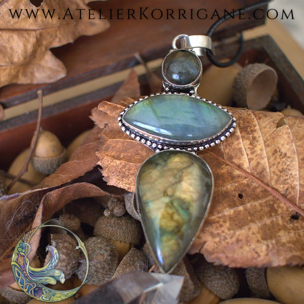 Collier Labradorite Korrigane