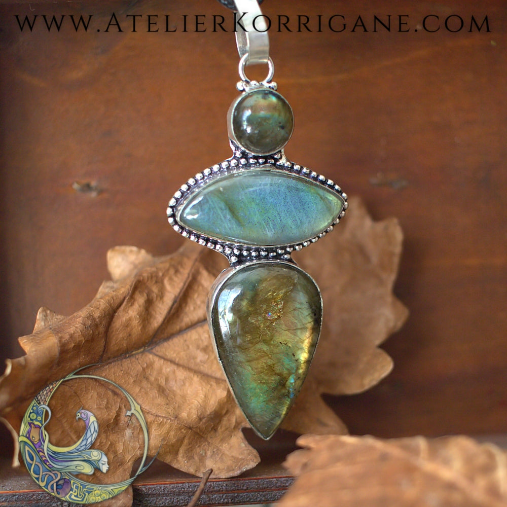 Collier Labradorite Korrigane