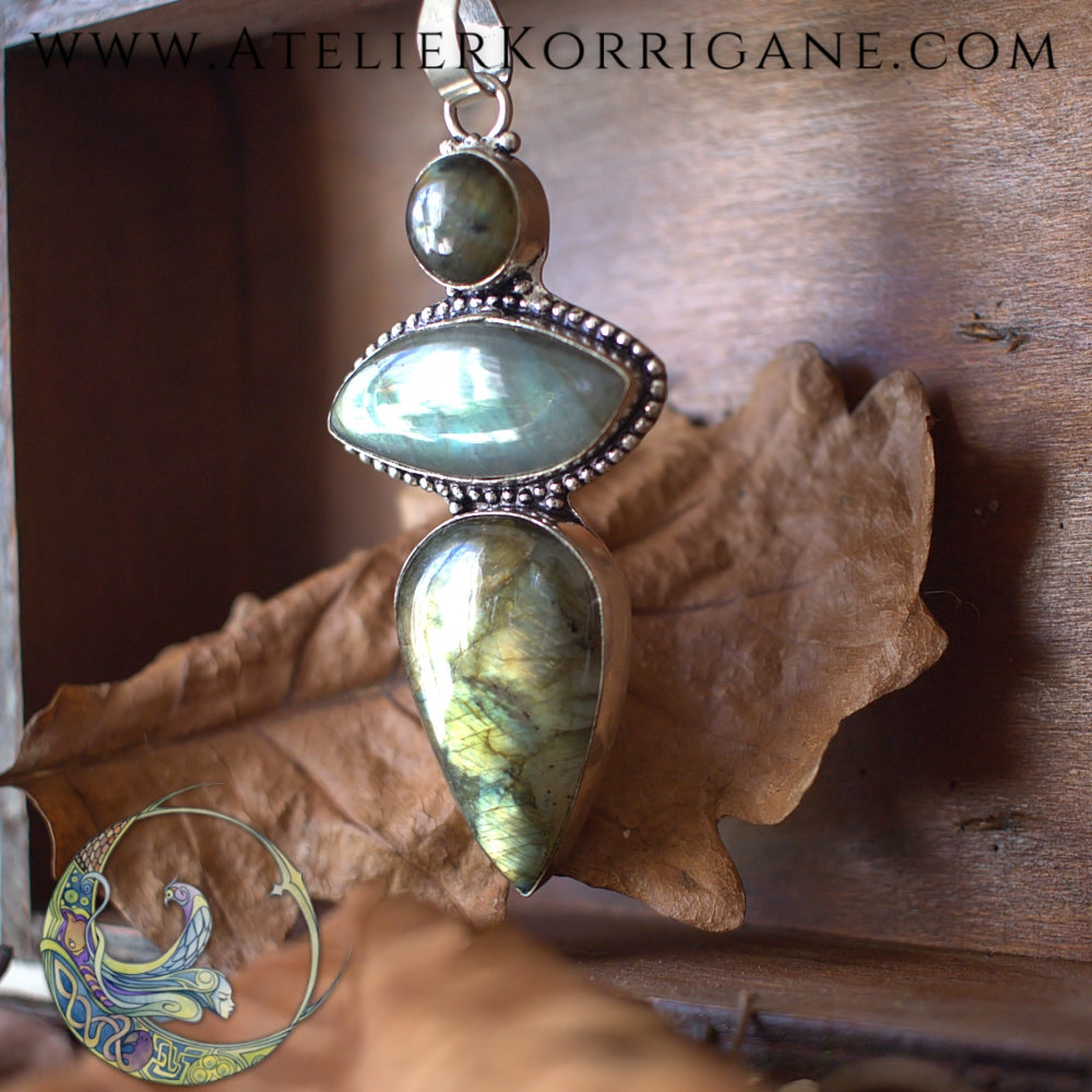 Collier Labradorite Korrigane