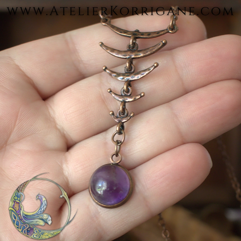 Collier Phases de la Lune “Moonphases” Korrigane