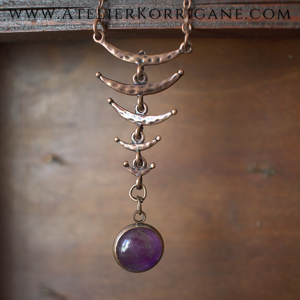 Collier Phases de la Lune “Moonphases” Korrigane