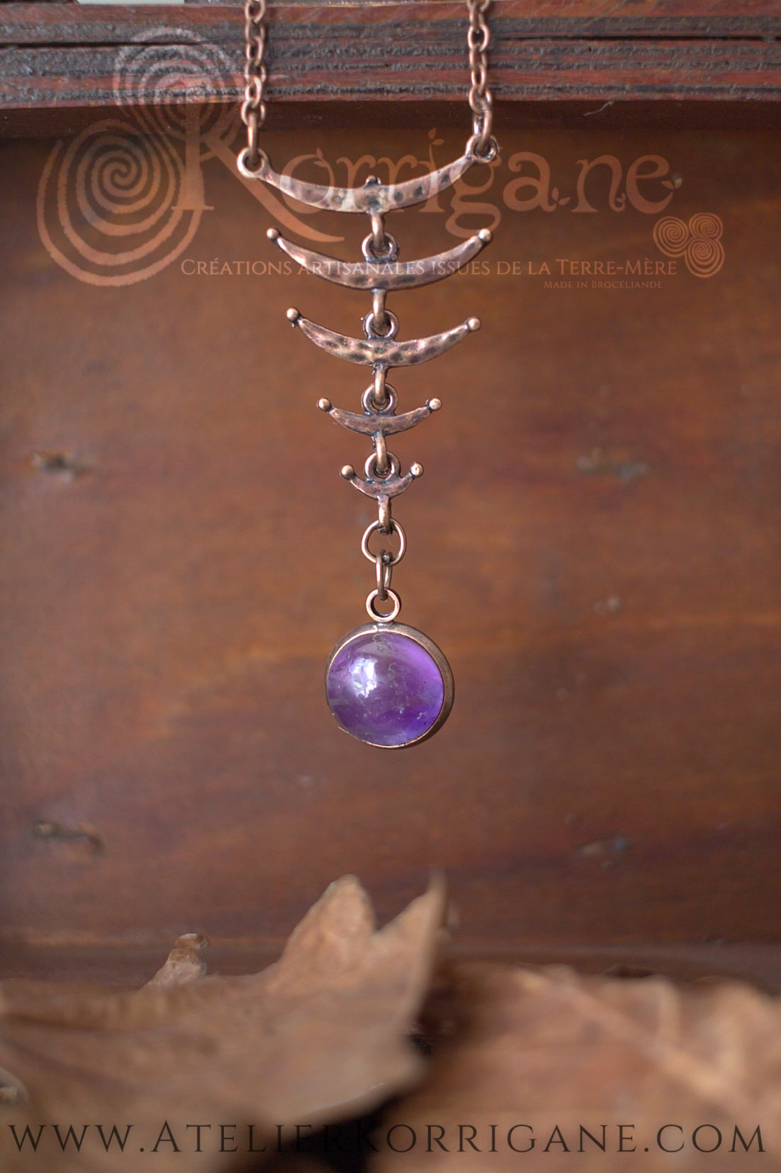 Collier Phases de la Lune “Moonphases” Korrigane