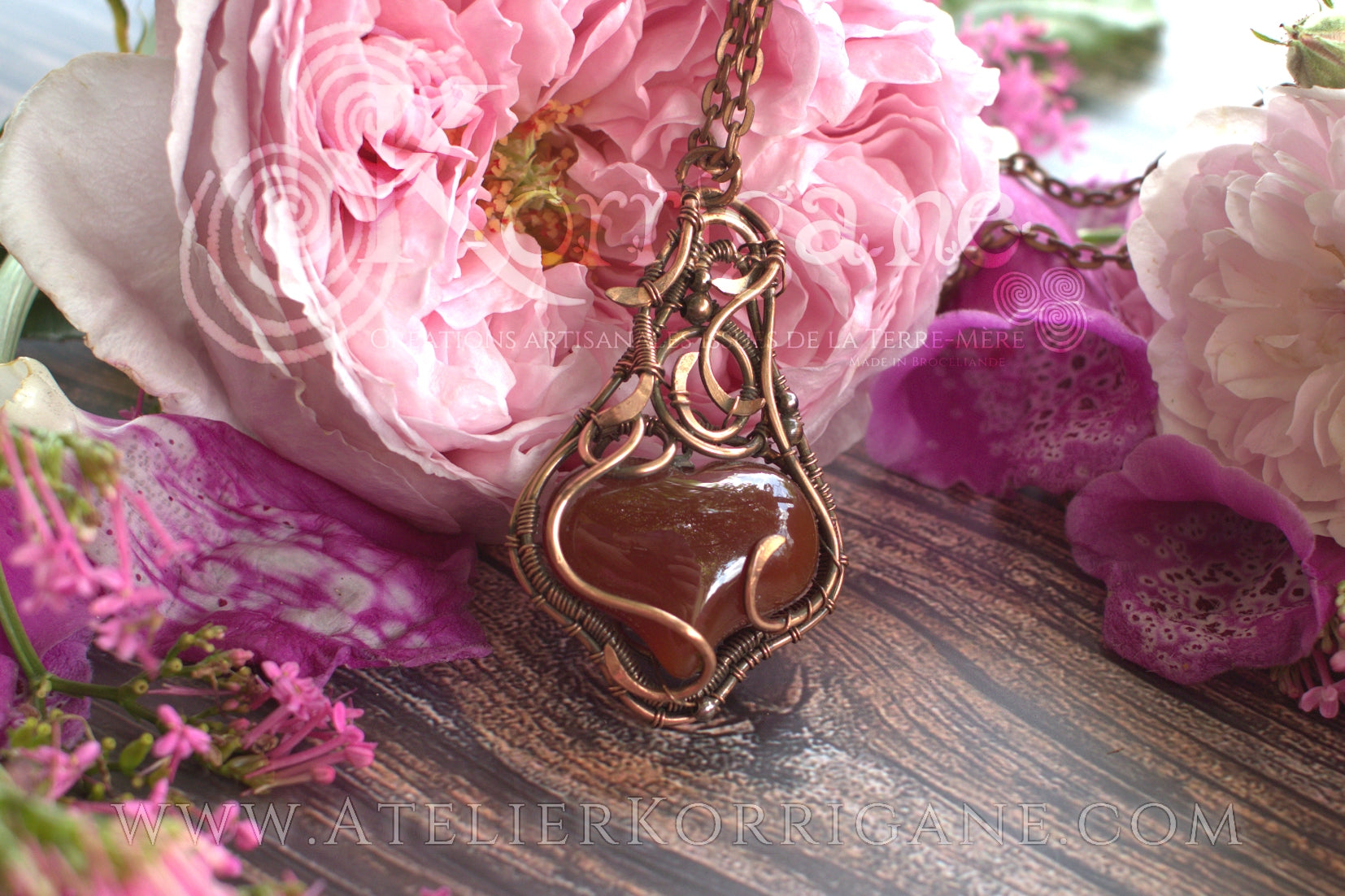 Collier en Cornaline Korrigane