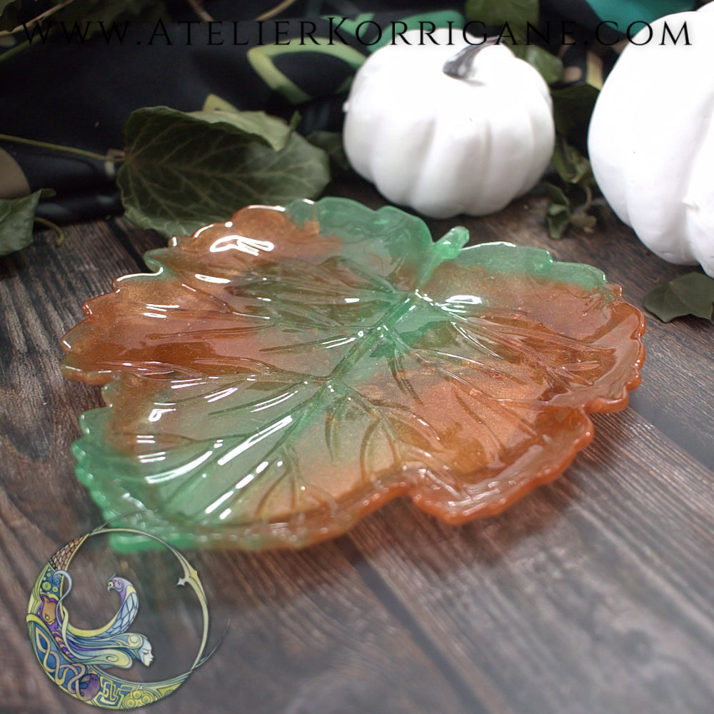 Grande Coupelle Feuille automnale Korrigane