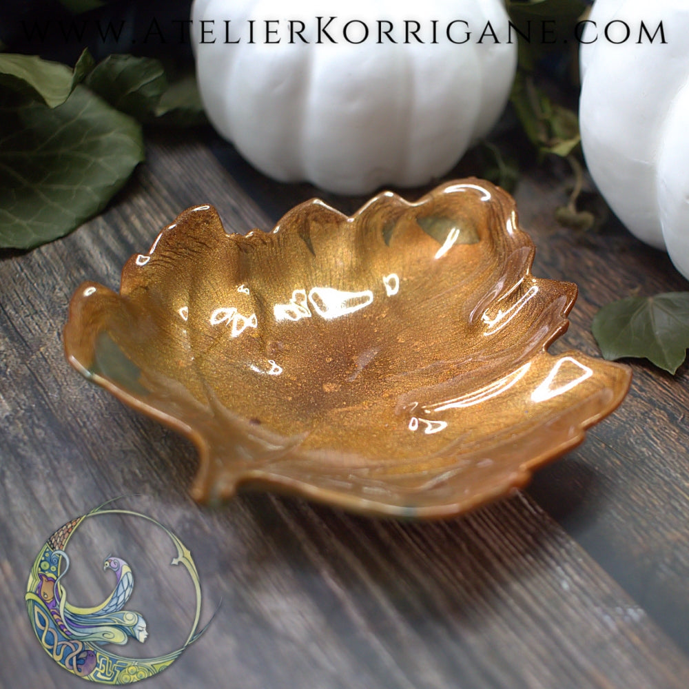 Coupelle Feuille d'Automne (3 versions) Korrigane