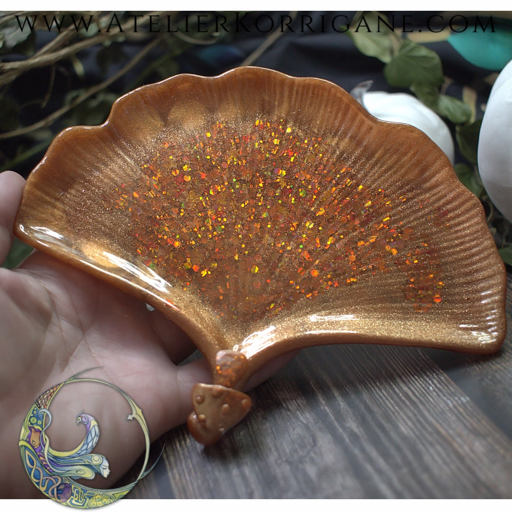 Coupelle Feuille de Ginko Korrigane
