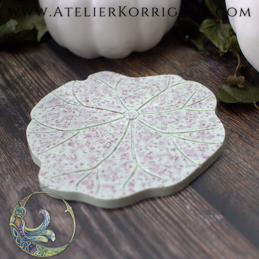 Support à bougie Feuille de nénuphar Korrigane