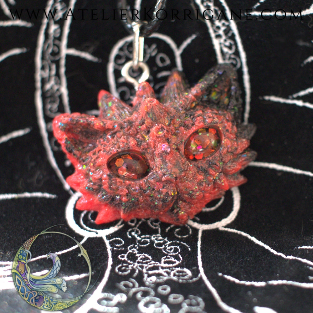 Pendentif Petit Chat Dragon Spécial Samhain Korrigane