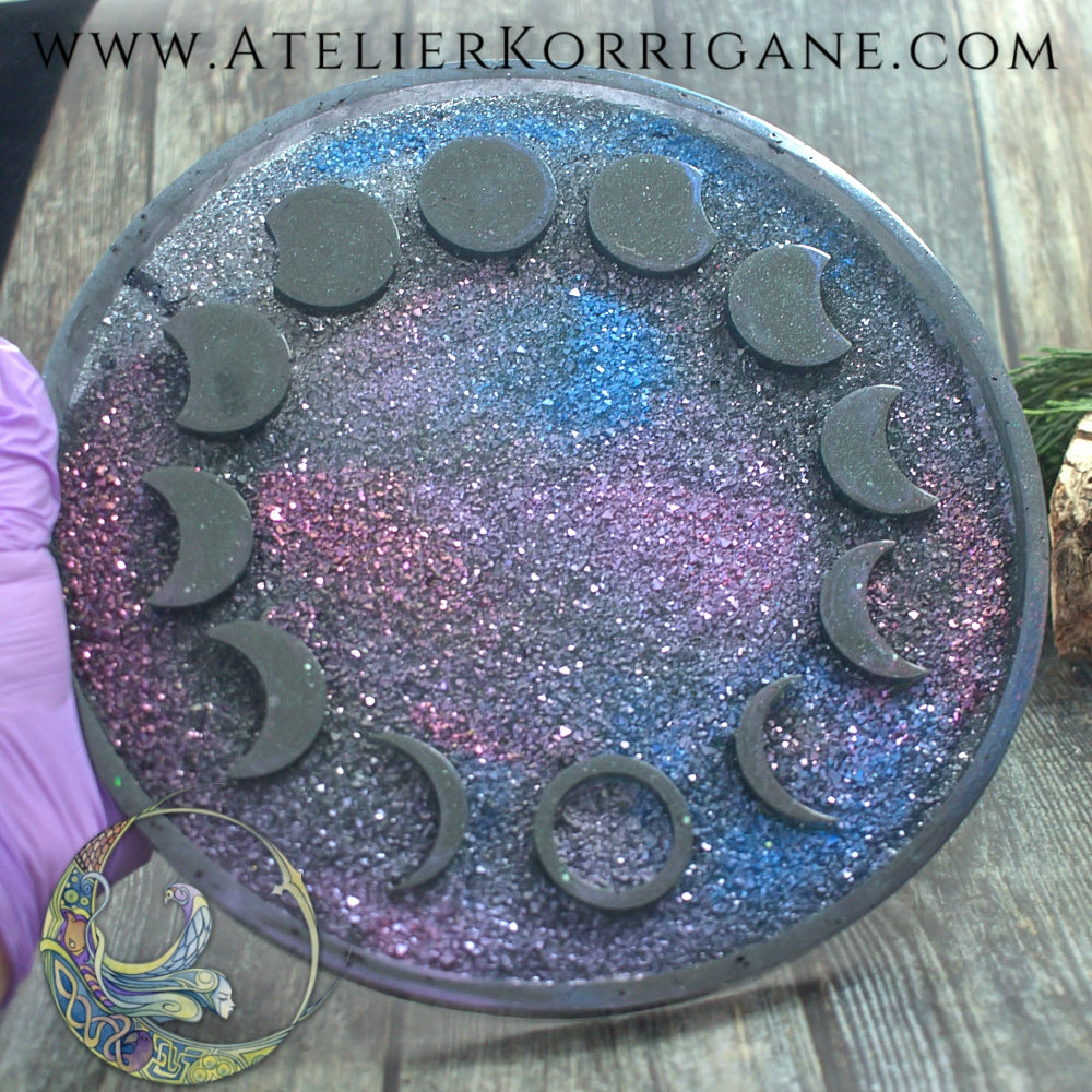 Plateau Phases Lunaires Lune Noire et sa coupelle Korrigane