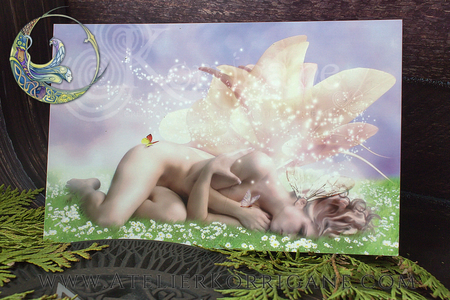 Fantasy Dreams - Set de Cartes Postales et Aimants Uniques Korrigane