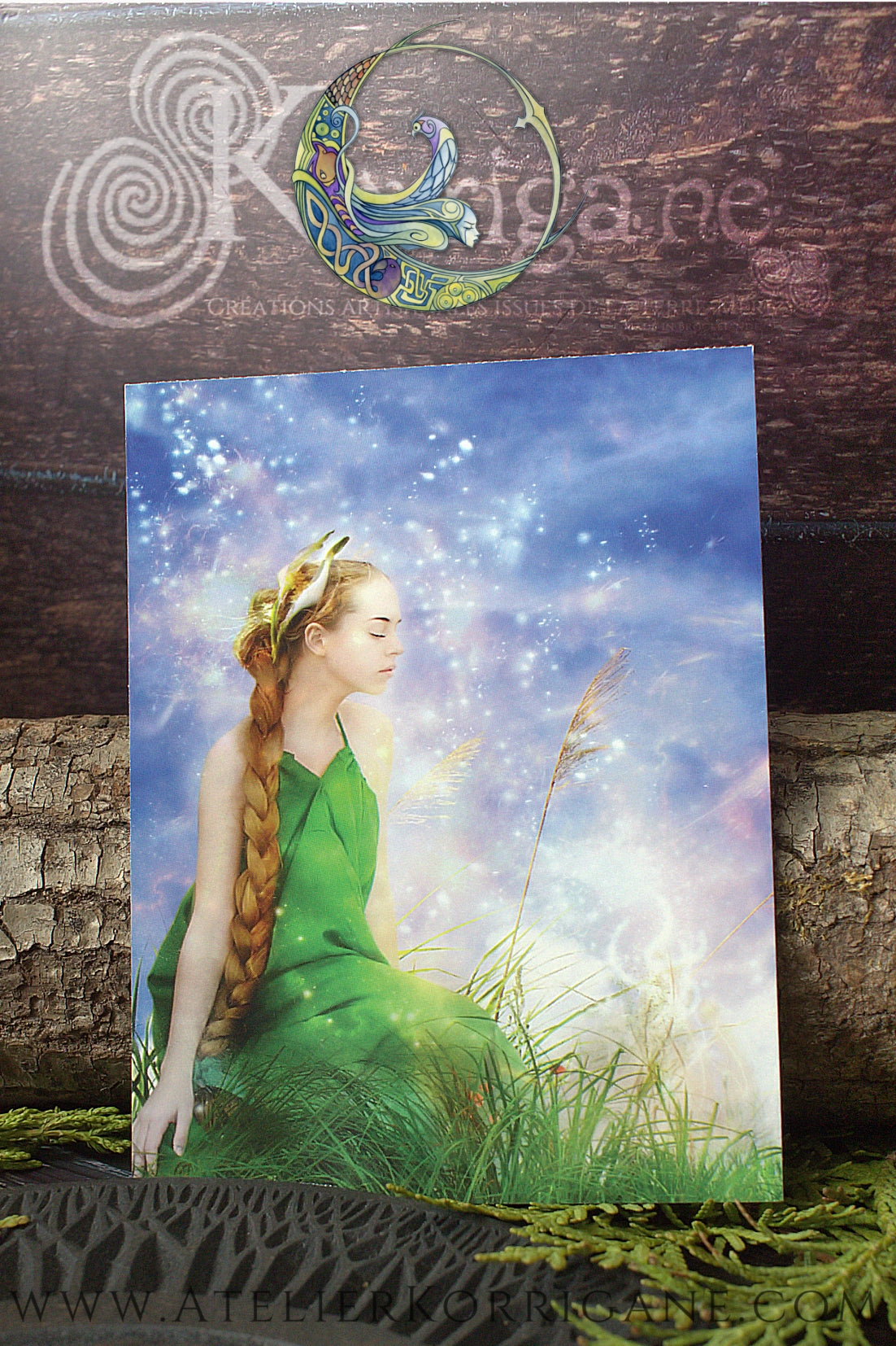 Fantasy Dreams - Set de Cartes Postales et Aimants Uniques Korrigane