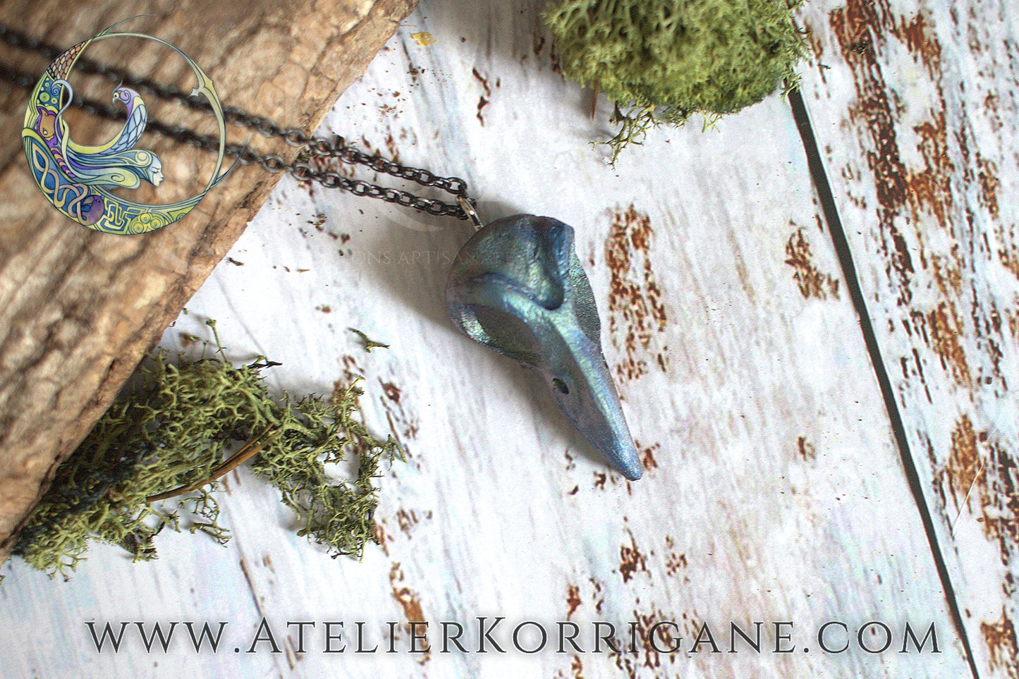 Collier Totem Corbeau - korrigane