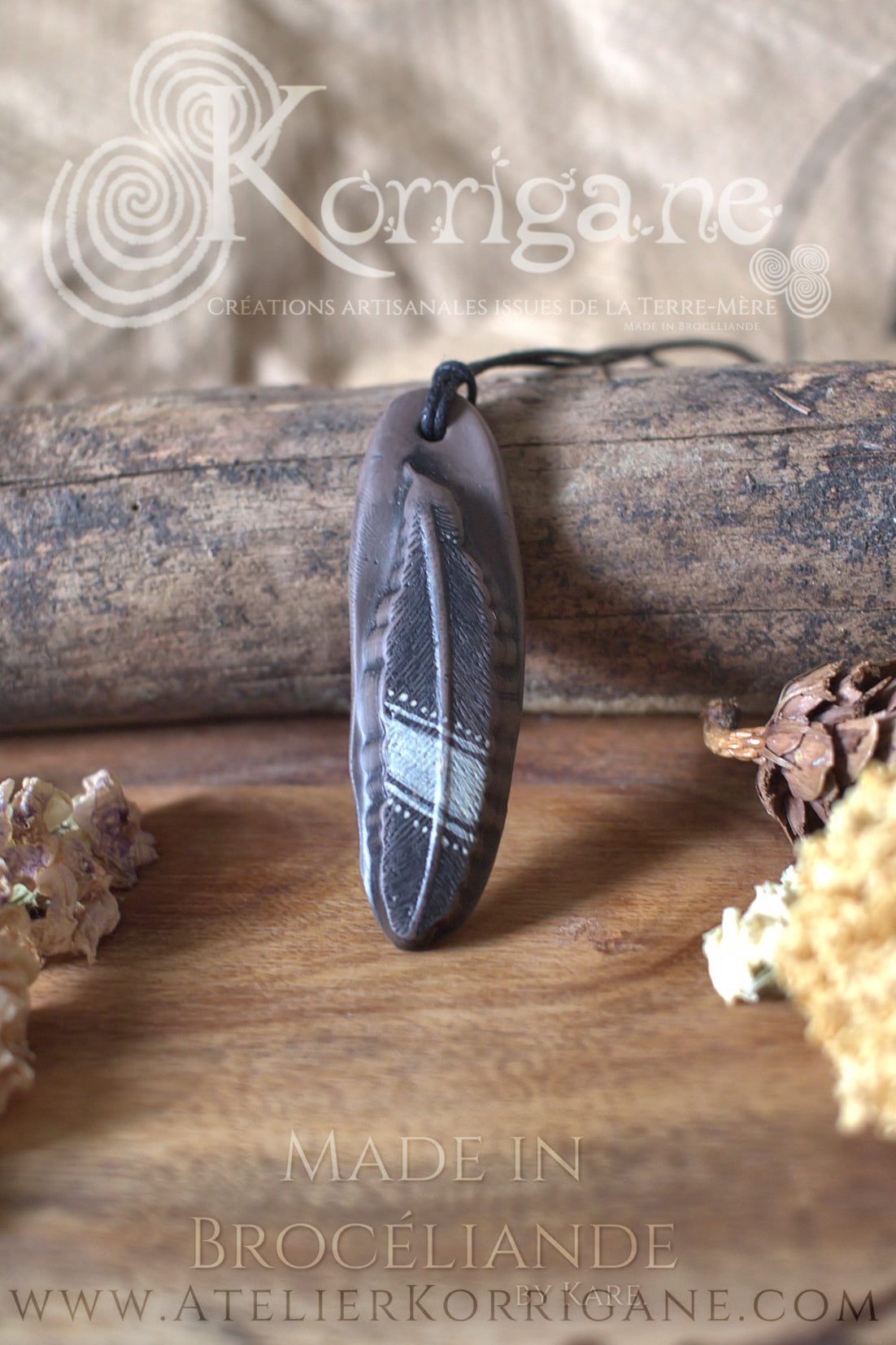 Collier Totem Woodlands Plume - korrigane