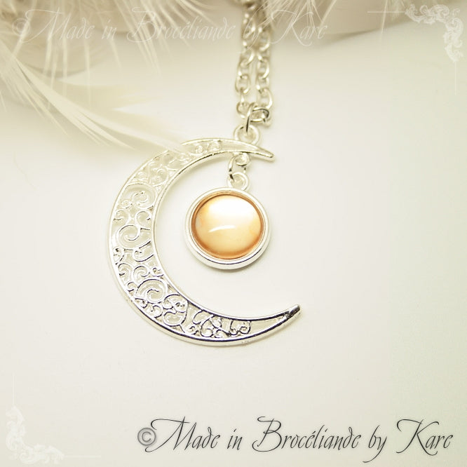 Pendentif Lune Celte "Gealaí" Korrigane