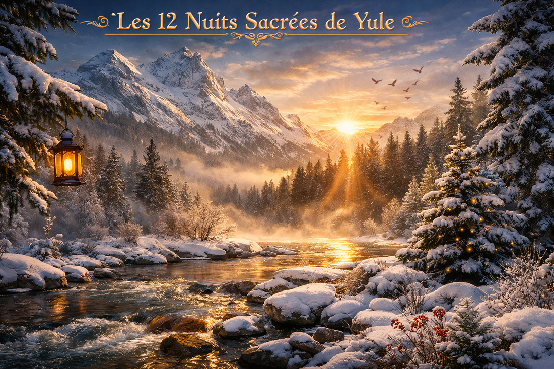 ↟ Les 12 Nuits Sacrées de Yule : Un Voyage Intérieur au Cœur de l'Hiver 🌙
