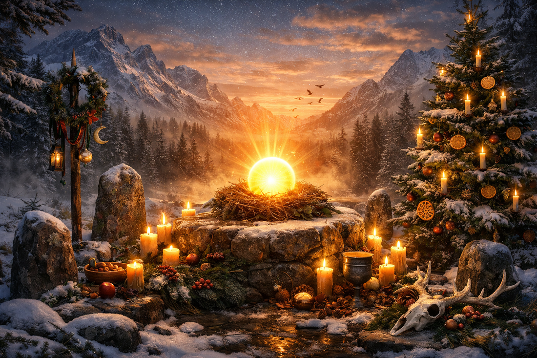↟ Les 12 nuits de Yule - le 21 décembre : la Nuit du Soleil Renaissant
