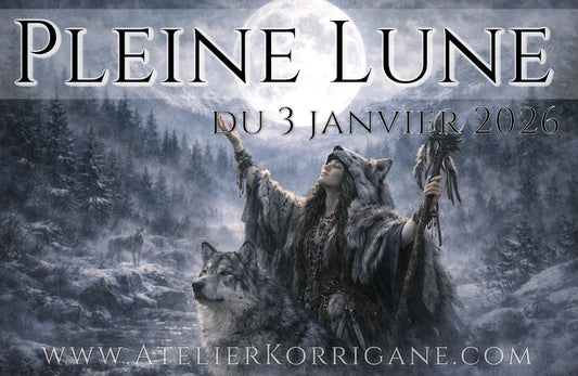 ◯ Pleine Lune du 3 Janvier 2026 : la Lune du Loup ◯