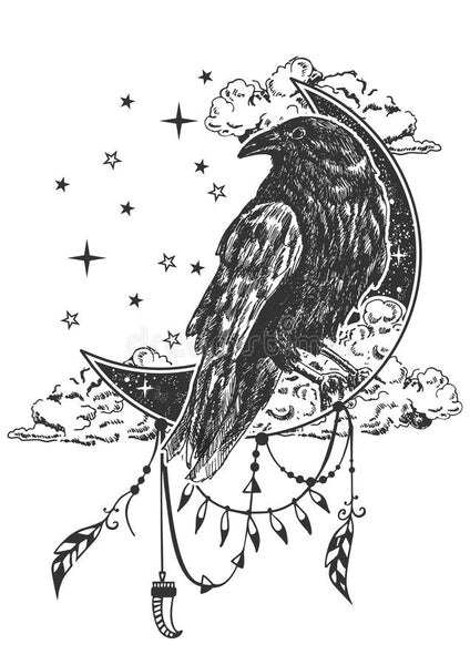 Le Corbeau : Magie, guérison & renouveau.