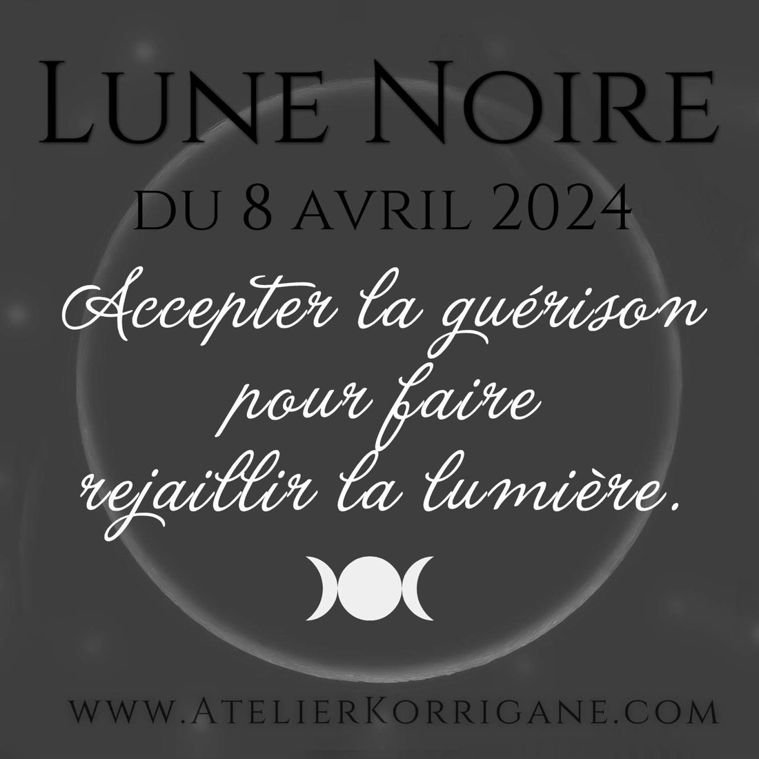 ●  Lune Noire du 8 avril 2024 ●