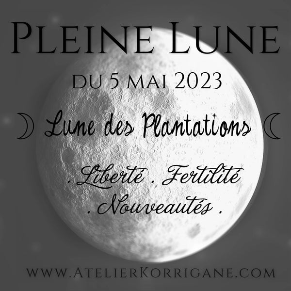 ◯ Pleine Lune du 5 mai 2023 : la Lune des Plantations ◯