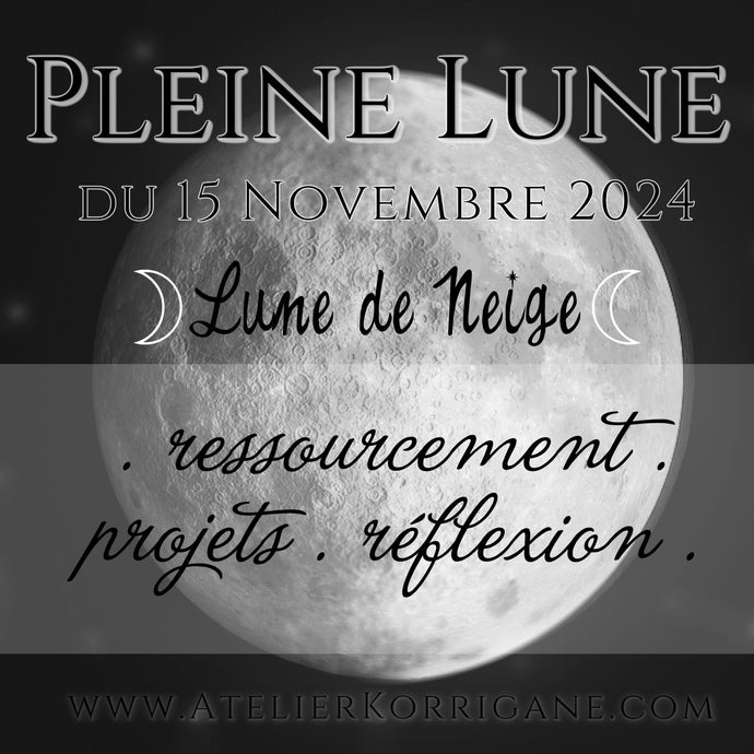 ◯ La Pleine Lune de Neige du 15 novembre 2024 ◯