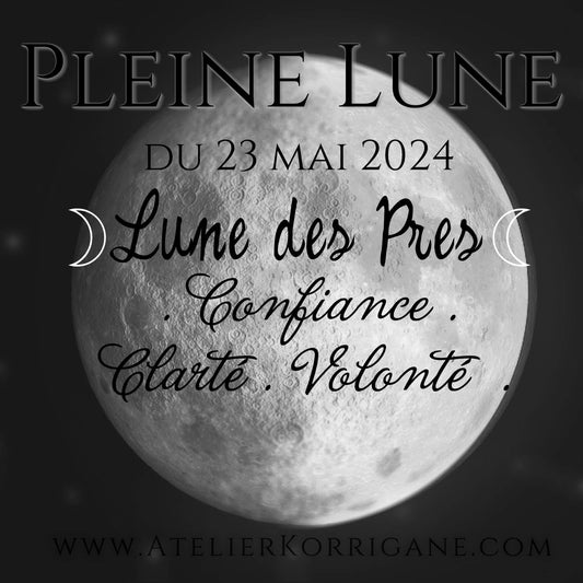 ◯ 23 mai 2024 : la Pleine Lune des Prés ou lune des Chevaux ◯