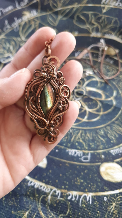 Pendentif en Labradorite véritable LothLorien